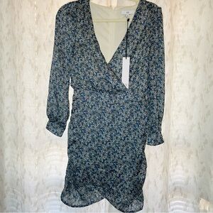 NWT 🩵 Floral long-sleeve dress NSR